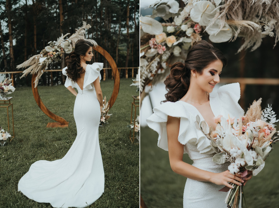 Styled Shoot @Motel Gilau by Julius Paul (decoratiuni nunta si aranjamente florale; Rochie de mireasa Ivaz Couture)