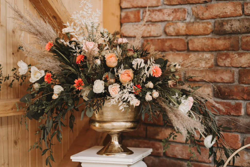 Aranjamente florale Cluj, nunta rustica 